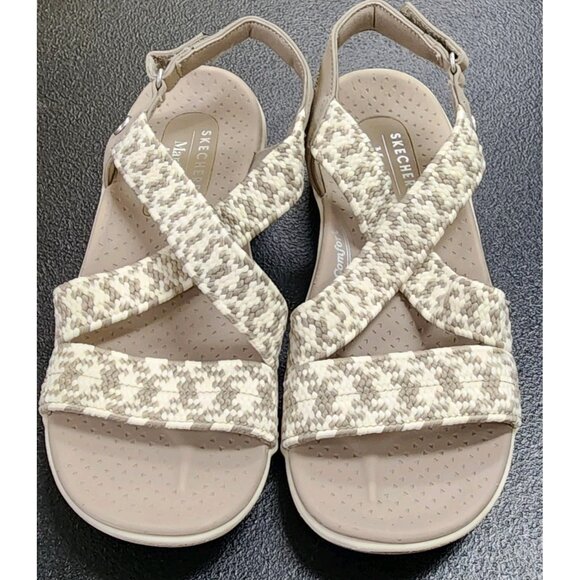 Martha Stewart Skechers Reggae Cup Washable Sport Sandals Coastal Trail Size 7 - Picture 1 of 7